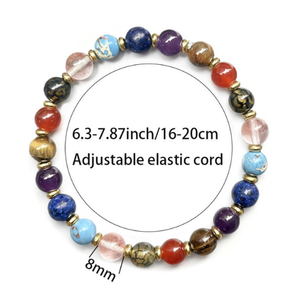 The Empath’s Shield Bracelet – Healing Crystal Protection Bracelet-RH