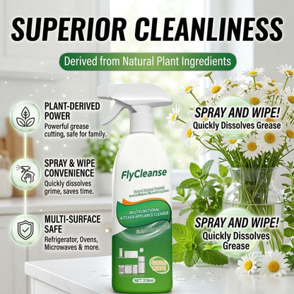 FlyCleanse Kitchen Grease Cleaner Spray – Spray Away Kitchen Grease Fast-RH