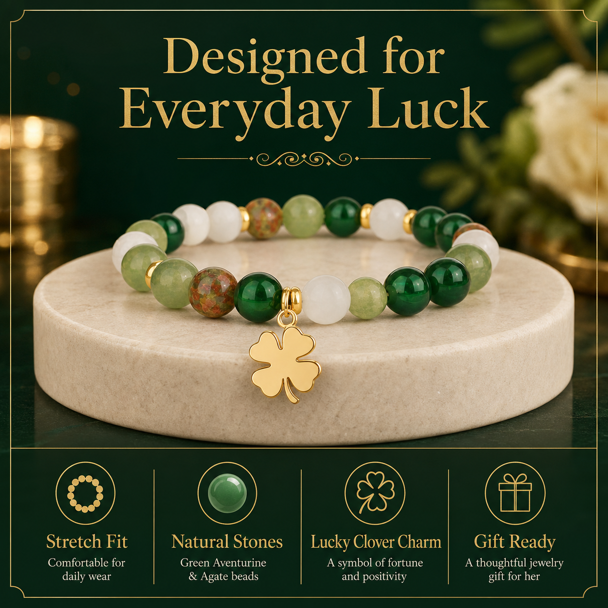 Green Dongling jade and agate beads, wealth and guardian crystal bracelet-YAO