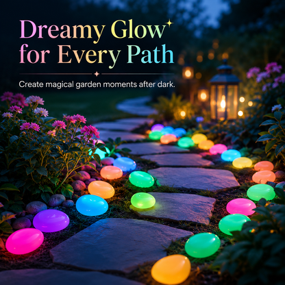 Luminous pebbles, with a diameter of 1 cm, suitable for garden paths, fish tanks, courtyards, lawns, and starry sky lighting.-YAO
