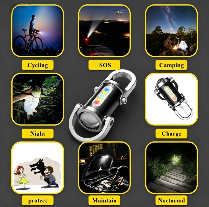 【2026】Ultra-Bright Mini Keychain Flashlight 🔦-RH