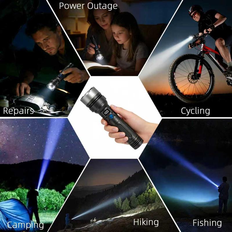 Rechargeable Tactical Flashlight & Power Bank-RH