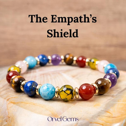 The Empath’s Shield Bracelet – Healing Crystal Protection Bracelet-RH