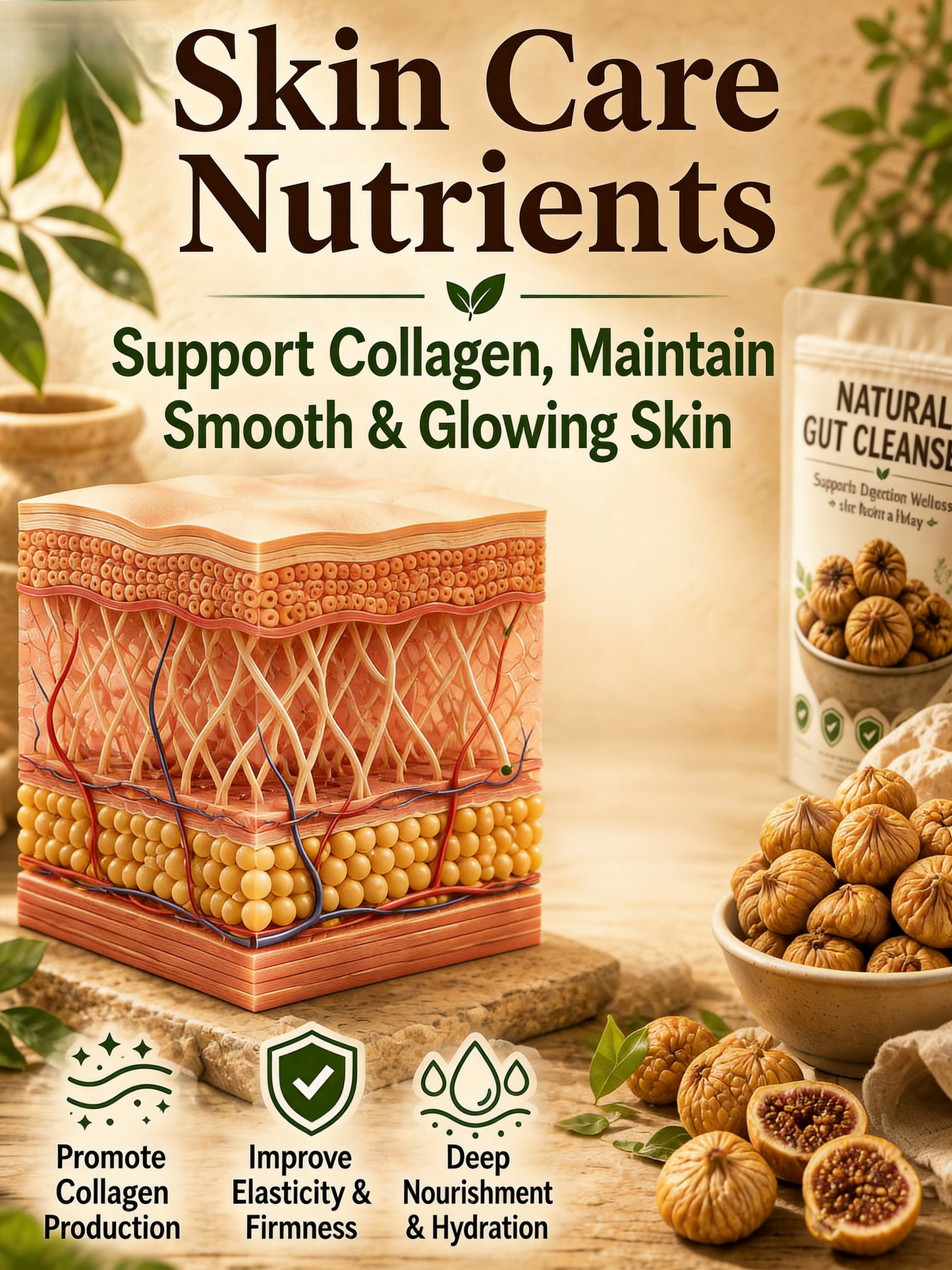 Natural Sun-Dried Figs – Sweet & Chewy Healthy Fruit Snack-YAO